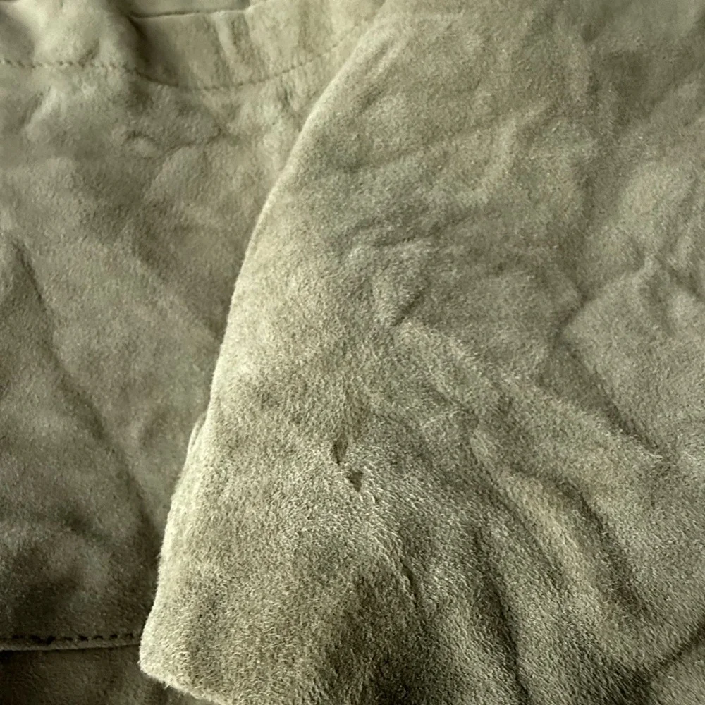 NWOT Zara ZW Collection 100% Suede Leather Jacket - Picture 10 of 12